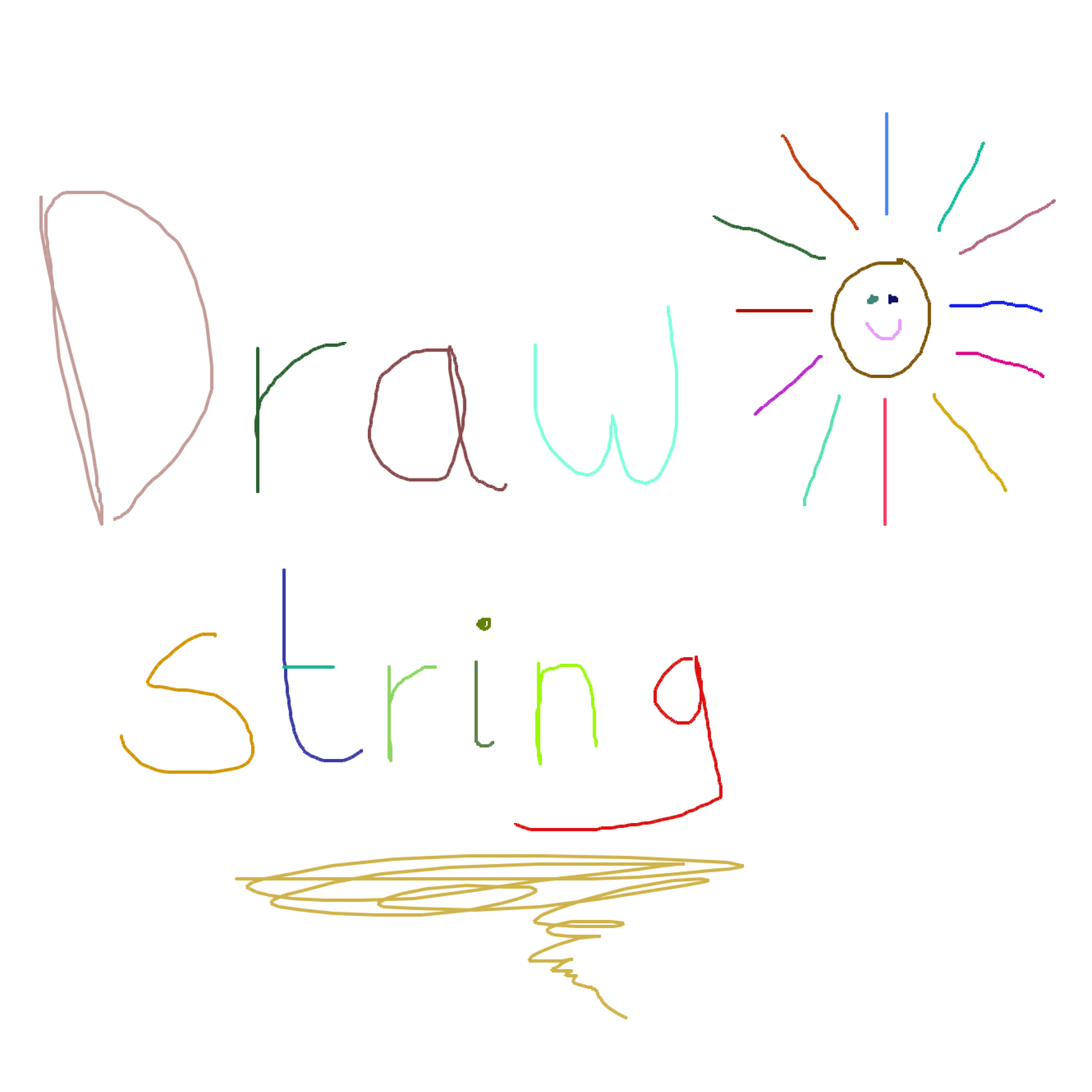 Screenshot: Drawstring